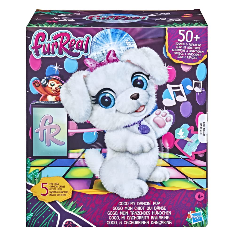 Furreal Gogo My Dancin' Pup Interactive Toy, Electronic Pet, Dancing Toy, 50+ Sounds And Reactions, 5 Different Songs, Ages 4 And Up