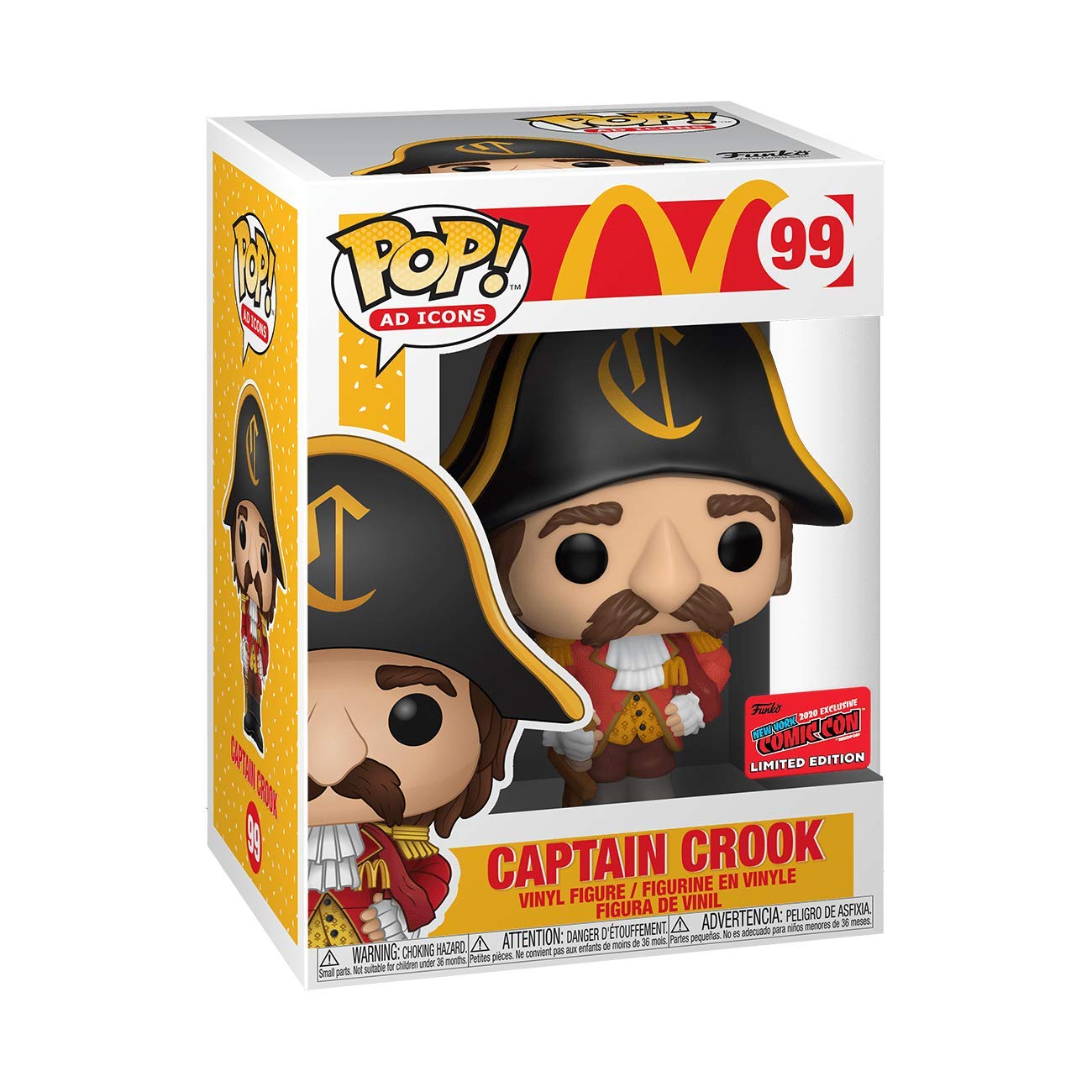 Funko Pop! Captain Crook #99 Nycc 2020 Shared Exclusive