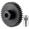 BRKRC Steel 32P 5mm Pinion Gear 25T 26T 28T 29T 30T 31T 32T 33T 34T 35T 36T 37T 38T Motor Gears for 1/10 1/8 RC Car Parts (38T)