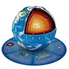 Educational 3D Earth Globe Puzzle Kit For Kids 8-14, Geography Learning Toy, 50-Piece Diy Jigsaw World Map Model - Birthday Gift