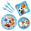 Bqk 96 Pcs Sports Themed Birthday Party Supplies Sports Birthday Party Decorations Sports Plates Sports Napkins Sports Party Sup
