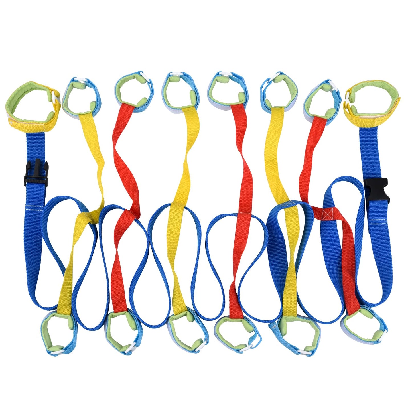 Children Safety Walking Rope With 12 Handles For Kids: Extendable Design, Adjustable Wristbands, Safe And Durable, Perfect For N