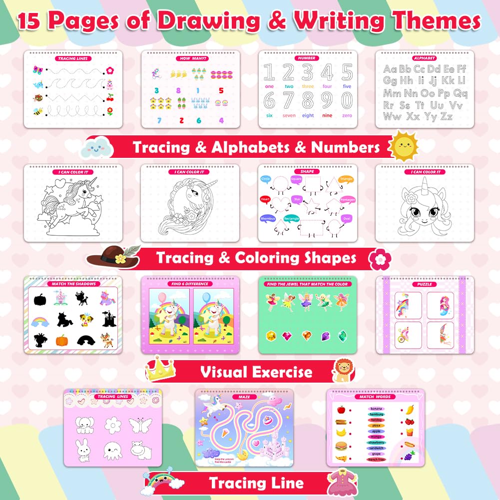 Aggkky Montessori Busy Book For Toddles 3+ Preschool Toddler Learning Activities Books For Kids Ages 3-5 Autism Sensory Educatio