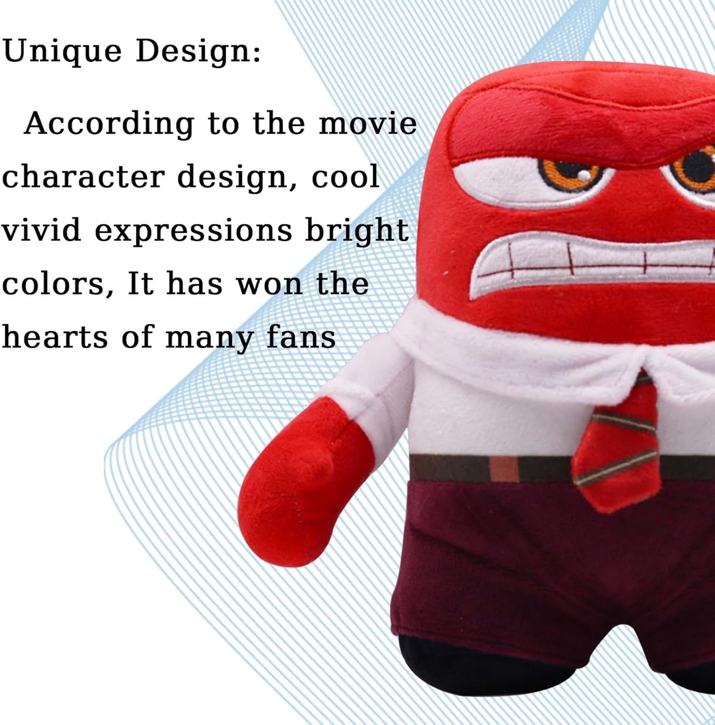 Cute Inside Out 2 Plush Toys Collection, 9''-11'' Inches Soft Cuddly Stuffed Toys For Kids Preferred Gifts For Birthday Parties