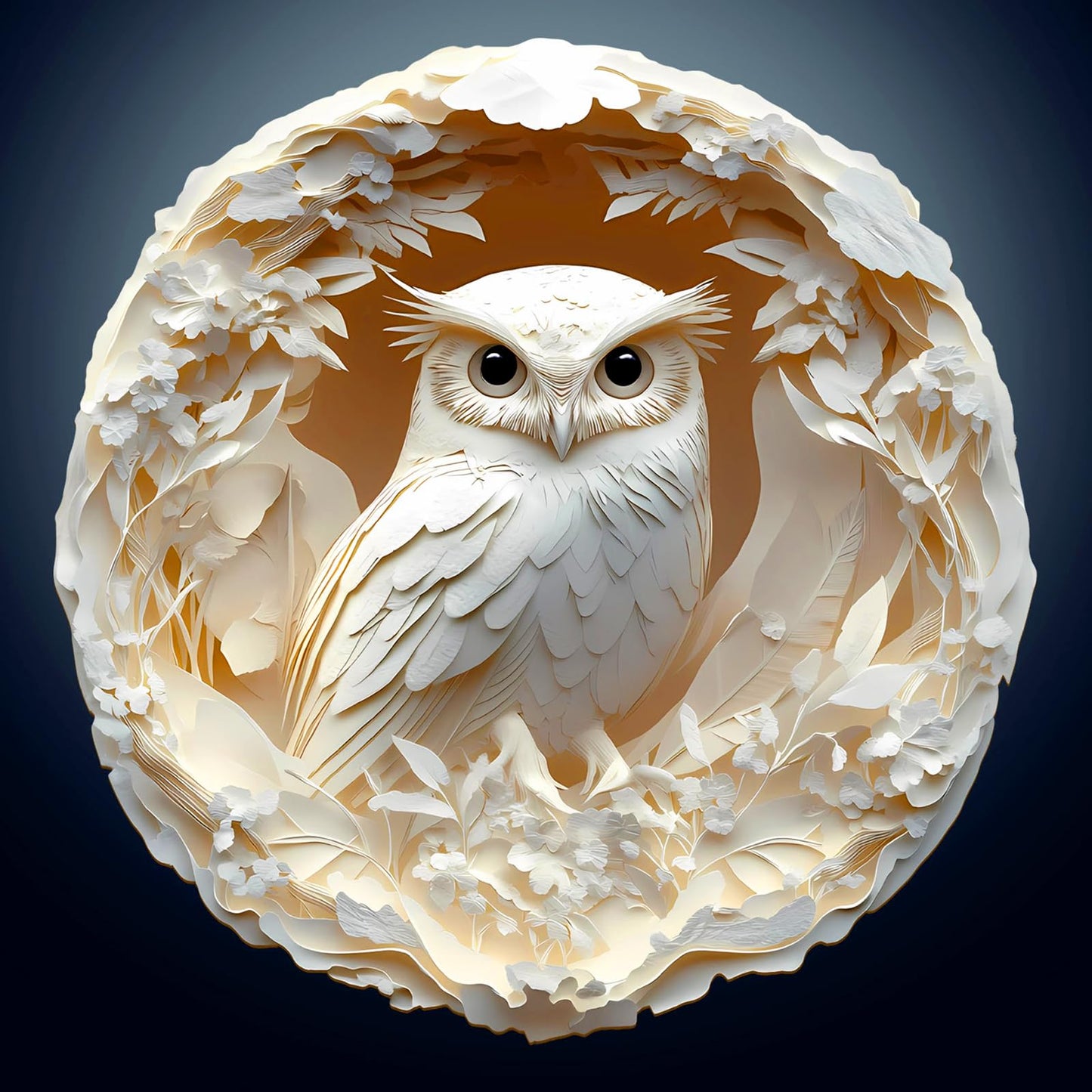 Wooden Puzzles for Adults - 3D Vision Effects Owl Wooden Jigsaw Puzzle - Unique Animal Shaped Wood Puzzles Adult - Creative Birt