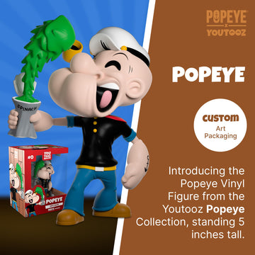 Youtooz Popeye 5'' Inch, Popeye Vinyl Action Figure From Popeye Collection