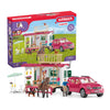 Schleich Horse Club Camping Trip Playset - Multi Color, Plastic Toy, Model 72205 for Girls and Boys