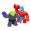 Heroes of Goo Jit Zu Smash Strikers Versus Pack Tyro Vs Rock Jaw Goo Filled Action Figures protective coveringed with The Ultimate Smashing Fist Stretch Them Up to 3 Times Their Size - Sensory Toys