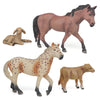 Lc Joycre Farm Animals Cows Sheep Horses Toys 4Pcs Realistic Cows Figures Horses Figurines Sheep Toys Playset For Toddlers Arab