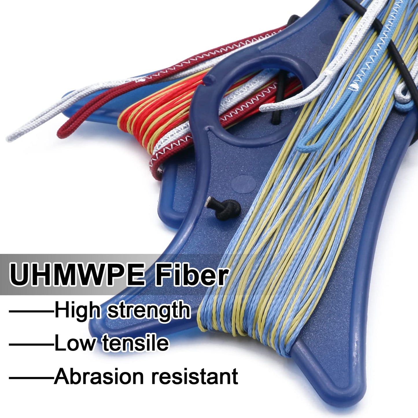 Dwlife 2 Line 220Lb & 390Lb Kite Flying Line, Uhmwpe High Strength Abrasion Resistant String For Aerobatic Power Kites