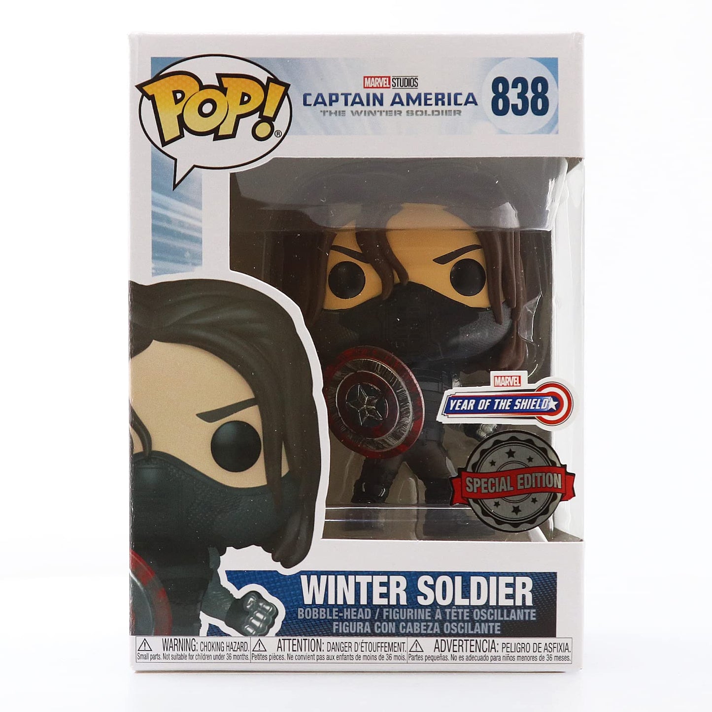 Funko Pop! Marvel: Year of The Shield - The Winter Soldier, Amazon Exclusive -Like New