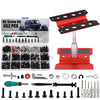 RC Car Stand and 652 PCS RC Screw Kit RC Car Work Stand Repair Workstation RC Hardware Kit Universal RC Car Screw Tools Assortme
