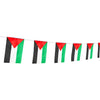 Kind Girl Palestine Flag Palestinians Flag,100Feet/76Pcs National Country World Pennant Flags Banner,Party Decorations Supplies