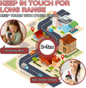 Selieve Outdoor Toys For Kids Ages 4-8, Walkie Talkies For Kids Long Distance 22 Channels 2 Way Radio Interactive Toys Birthday