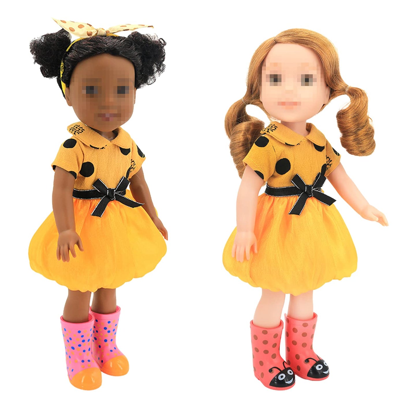 Sotogo 10 Sets American Wellie Doll Clothes Outfits Dresses Pajamas Swimsuit, Girl Wishers Doll Clothes Fit For 14 To 14.5 Inch Dolls