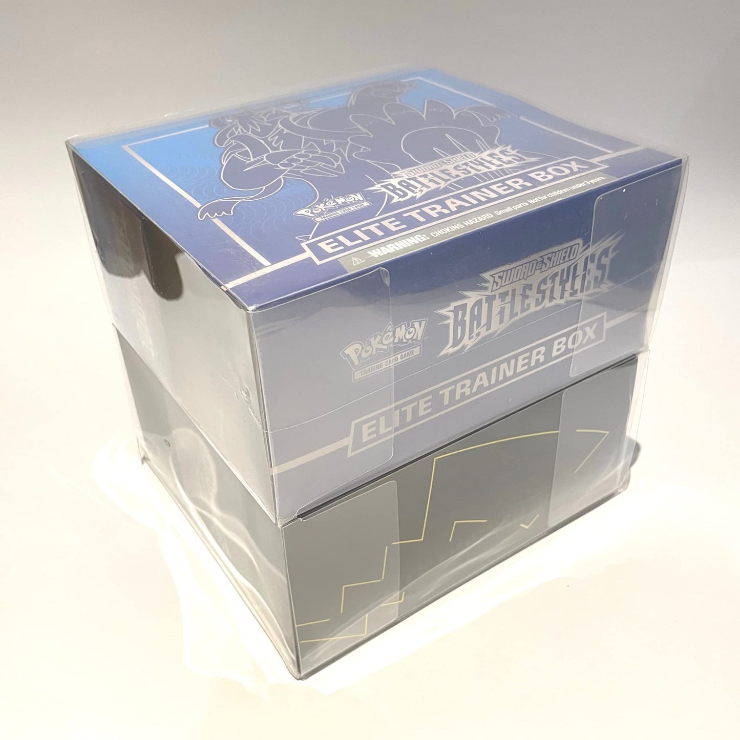 Pokemon Case (Elite Trainer) Clear Plastic Display Box For Etb Elite Trainer Box, Convenient, Stackable Storage Solution For Col