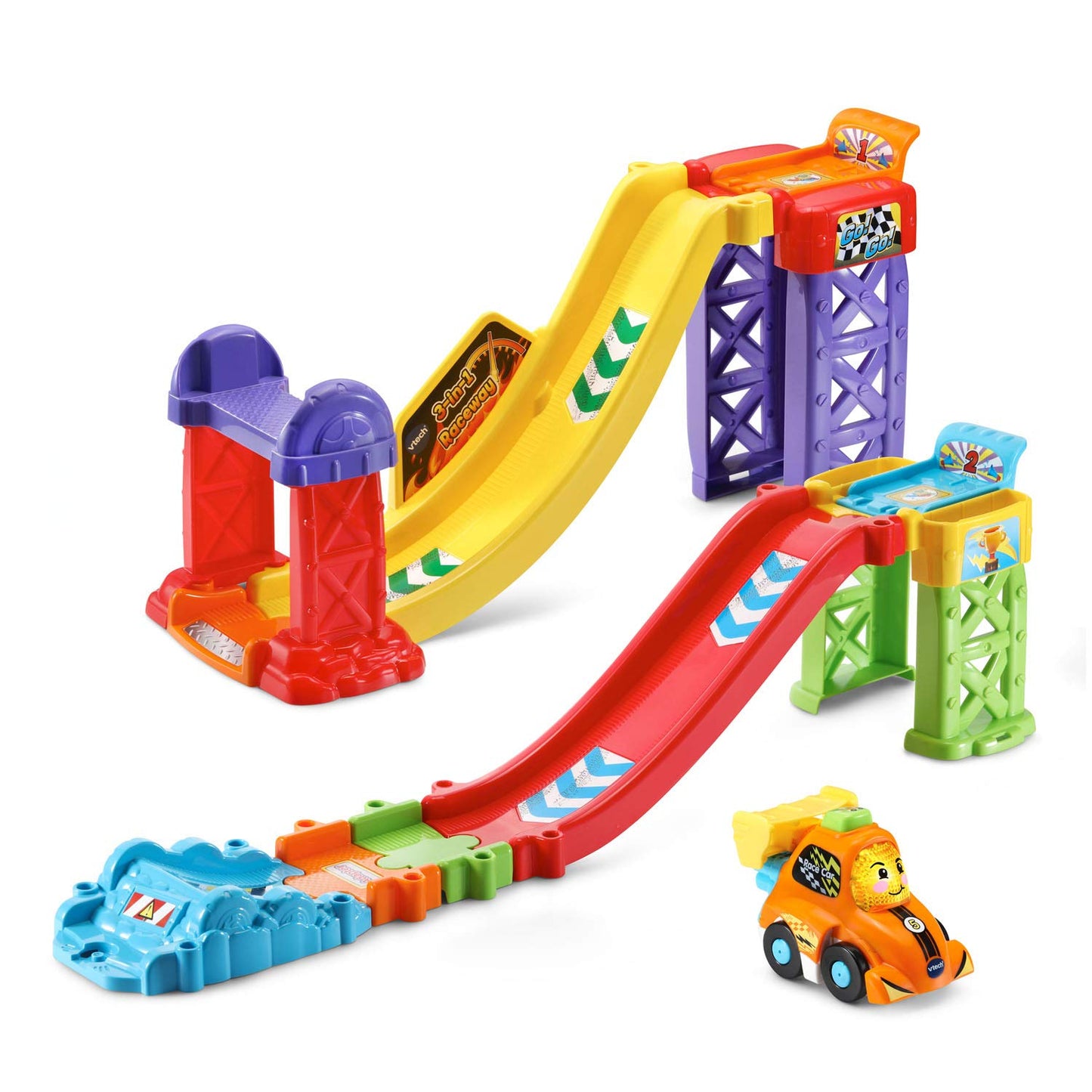 Vtech Go! Go! Smart Wheels 3-In-1 Launch And Go Raceway