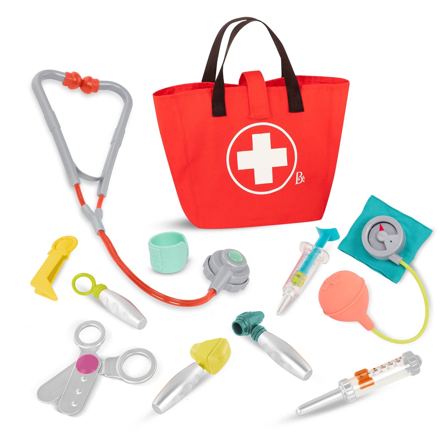 B. toys- Mini Doctor Care Kit- Pretend Play Doctor Play Set - Realistic Doctor Tools - Pretend Play Set for Toddlers, Kids - Edu