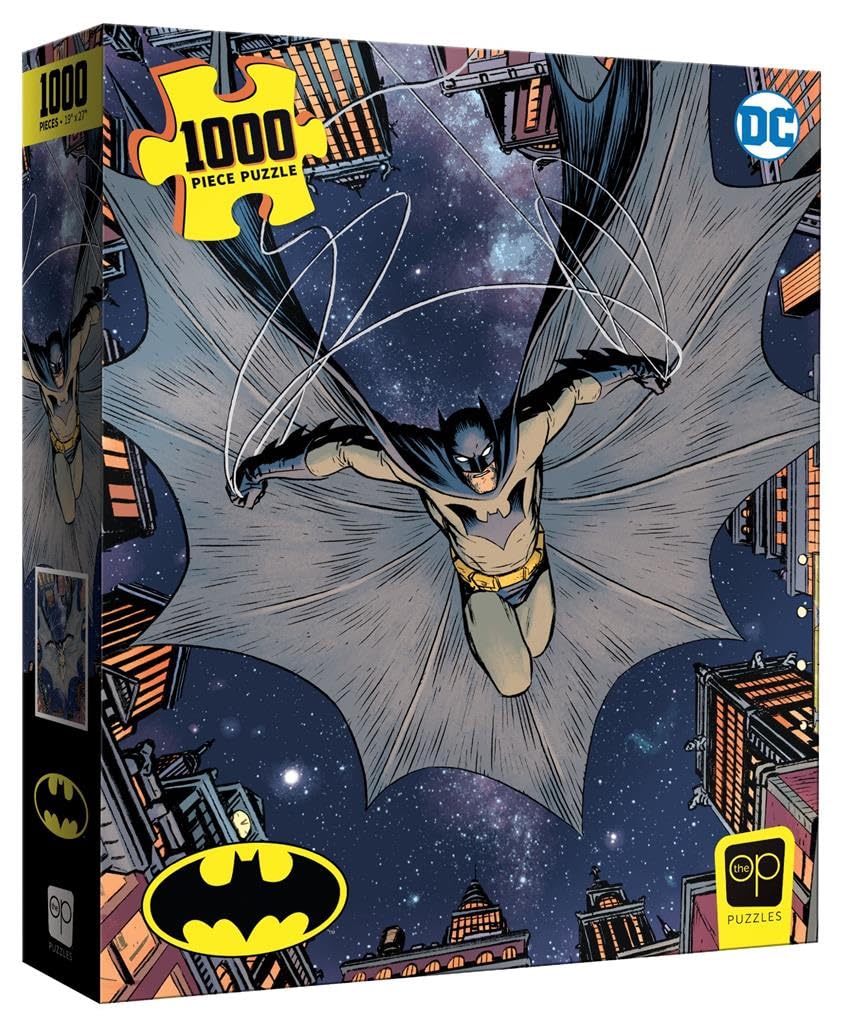 Batman I Am The Night 1000 Piece Jigsaw Puzzle | Officially Licensed Batman Merchandise | Collectible Puzzle Featuring Batman in