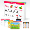 Kindergarten Learning Activities Learn To Write For Kid Age 3 4 5 Years Old, 40 Pages Preschool Handwriting Practice Number Letter Tracing Workbook, Toddler Dry Erase Homeschool Educational Toy