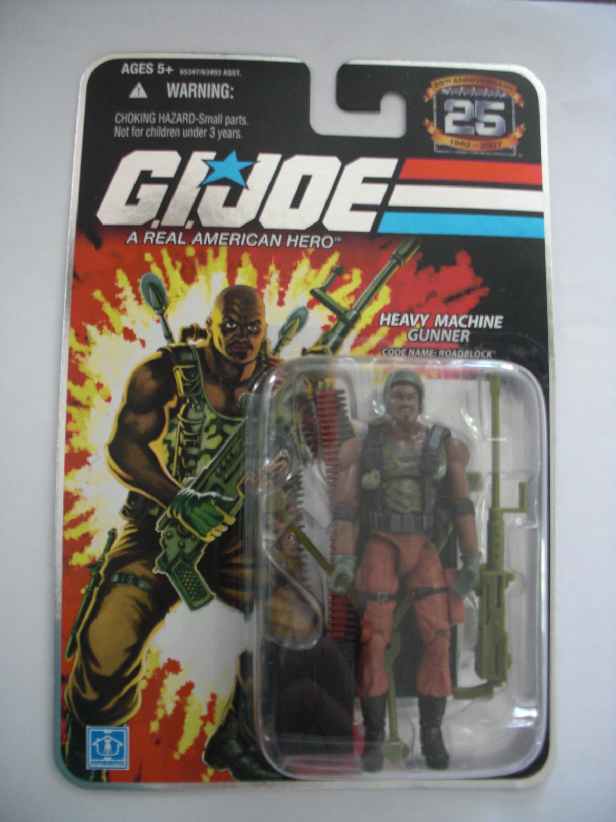 Gi Joe Heavy Machine Gunner Roadblock - Comic Series