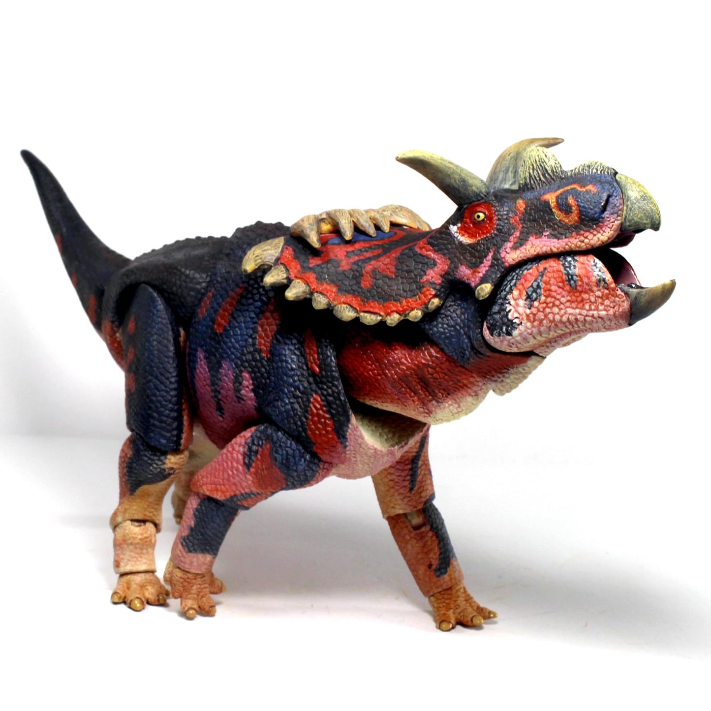 Creative Beast Studio Beasts of The Mesozoic Kosmoceratops 1:18 Scale Action Figure, Multicolor, PVC, Model 62052