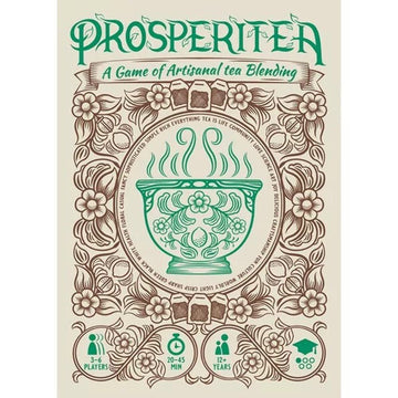 Mentha Games Prosperitea - Co-opetition Tea Blending Game, Ages 12+, 3-6 Players, 20-45 Min, Model MDL-PT001, Plastic