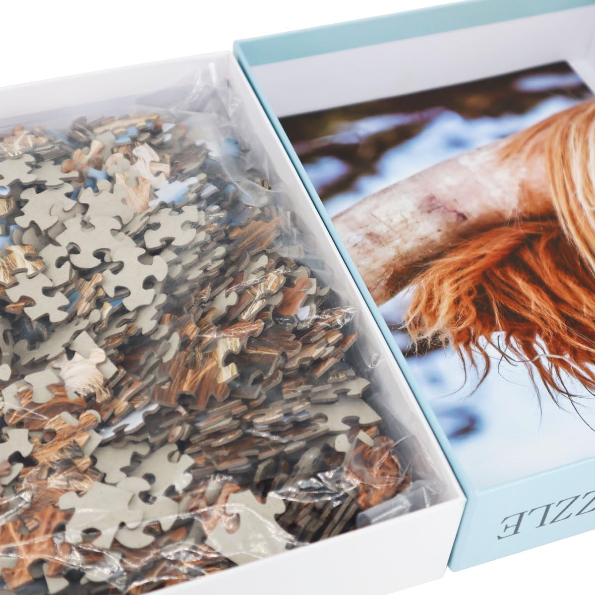 Beduke Jigsaw Puzzles For Adults 1000 Pieces Highland Cow 1000 Piece Puzzle Thick Sturdy Precise Interlocking Family Game Age 14