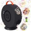 Bubble Machine Automatic Bubble Blower For Kids Toddlers Rechargeable Battery Portable Bubble Maker Electric Bubble Machine Auto Rotating 90°/360° Outdoor Toy For Birthday Party Wedding