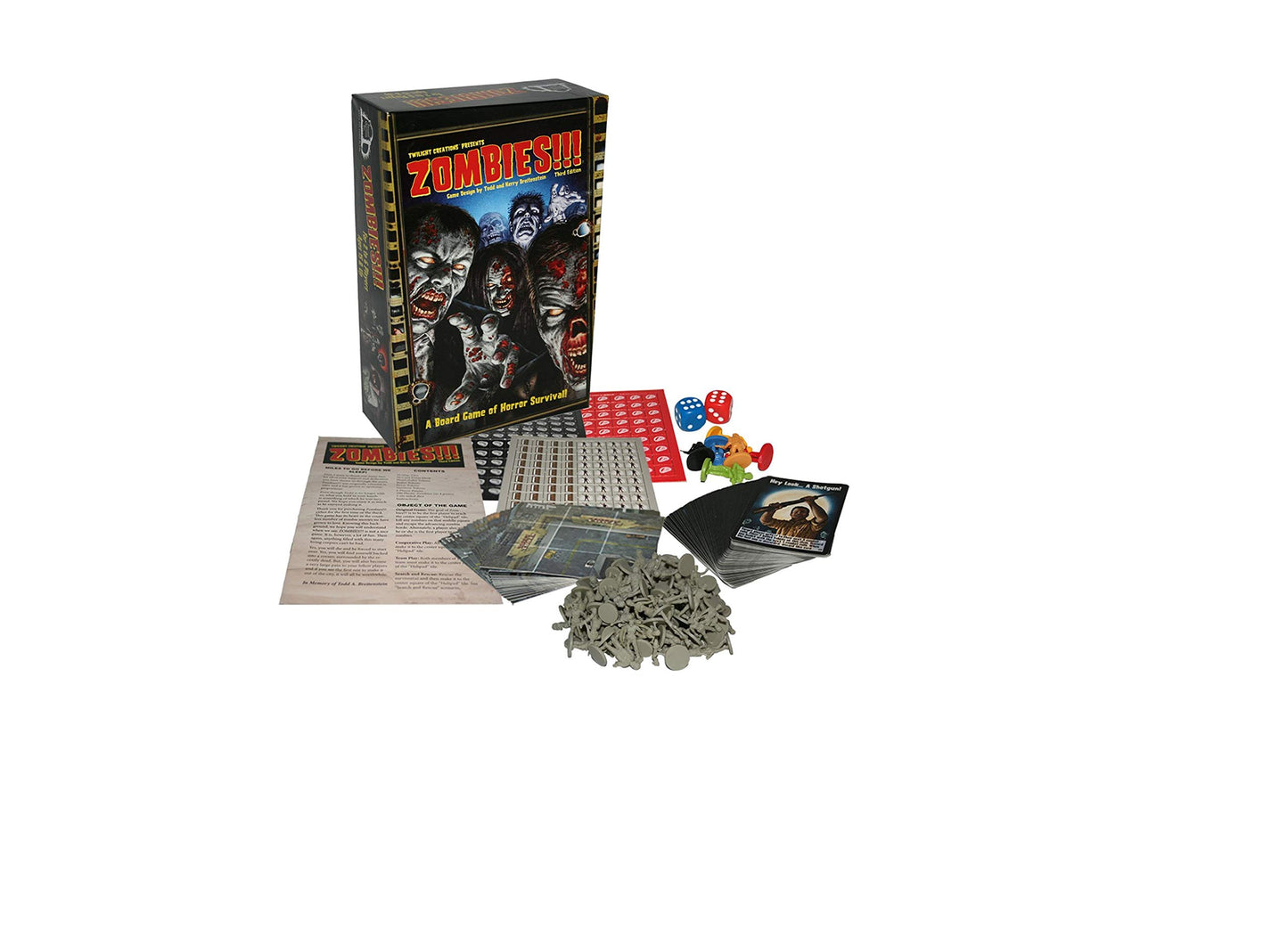 Twilight Creations Zombies Third Edition Board Game - Plastic - As Seen - Model 2011TLC