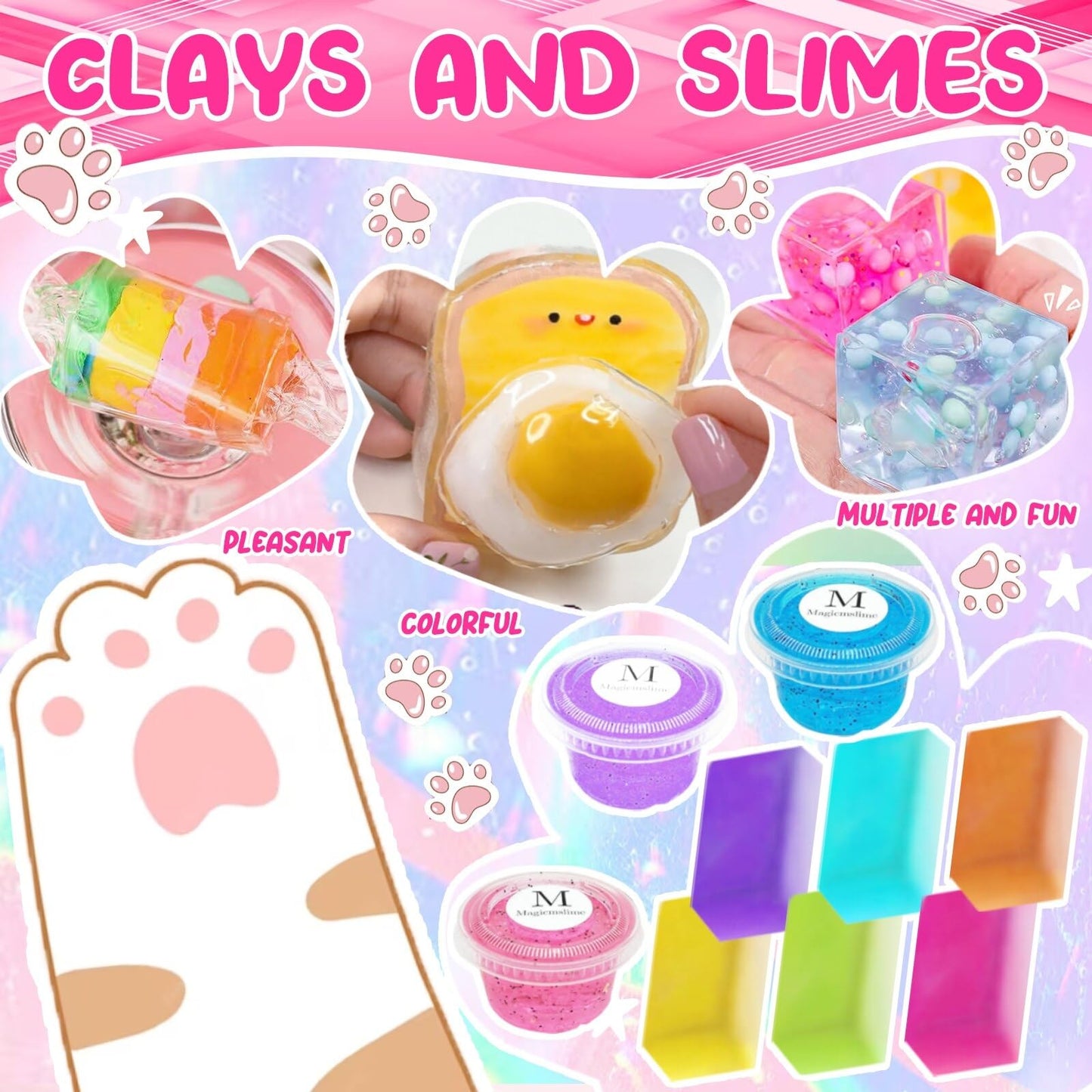 Jimcii Cute Nano Tape Bubble Kit For Kids With Box, Nano Tape Squishy Maker Kit, Nano Bubble Tape Kit, Nano Tape Bubbles