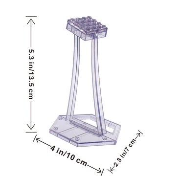 Display Stand For Lego 75292 75315 75300 Tie Fighter, 75325 Mandalorian N-1 Starfighter Kit, For Plane Building Brick Toys Etc.