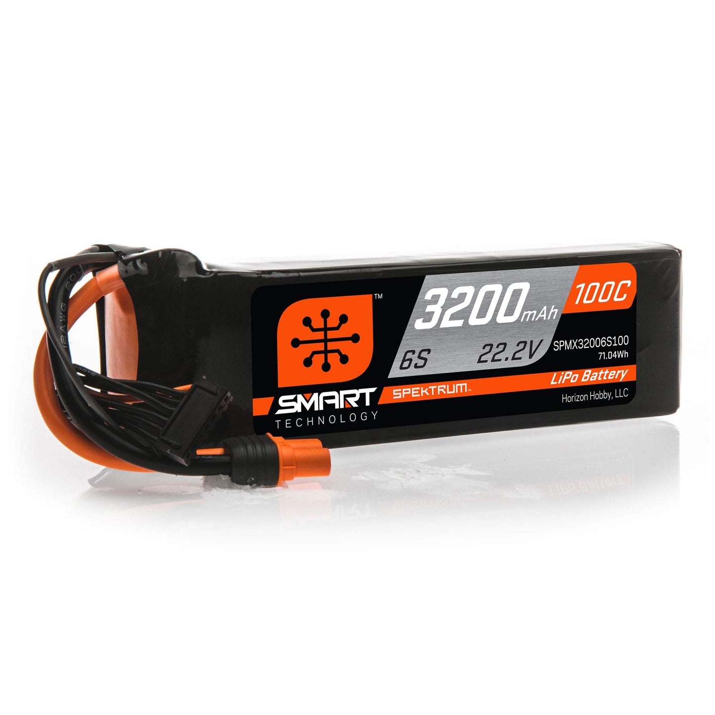 Spektrum 22.2V 3200mAh 6S 100C Smart LiPo Battery: IC5, SPMX32006S100