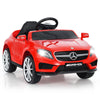 Olakids Kids Ride On Car With Remote Control, 12V Licensed Mercedes Benz Gla45 Electric Vehicle For Toddlers, Battery Powered Toy With Music, Usb, Mp3, 2 Speeds, Wheels Suspension, Led Lights (Red)