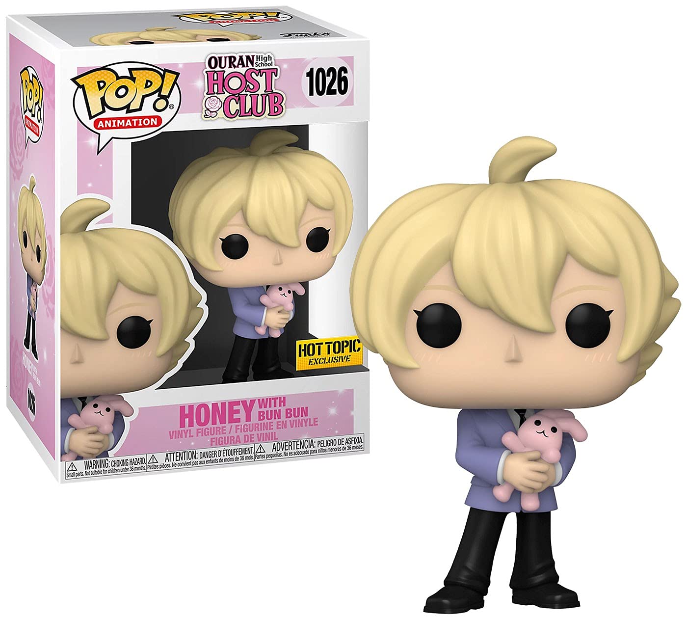 Funko Ouran High School Host Club Pop! Animation Honey With Bun Bun Vinyl Figure Hot Topic Exclusive Multi None