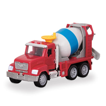 Driven by Battat Toy Cement Truck - Construction Vehicle with Lights & Sounds, Movable Parts - Multi - WH1014Z - 3 Years +