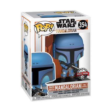 Funko , Multicolor,Fk46091 Star Wars The Mandalorian Pop! Tv Vinyl Figure Death Watch Mandalorian (Two Stripes) 9 Cm