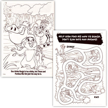 The Lion Guard Coloring Book Bundle - Lion King Set with Stickers for Kids Ages 4-8, Lion Guard Theme