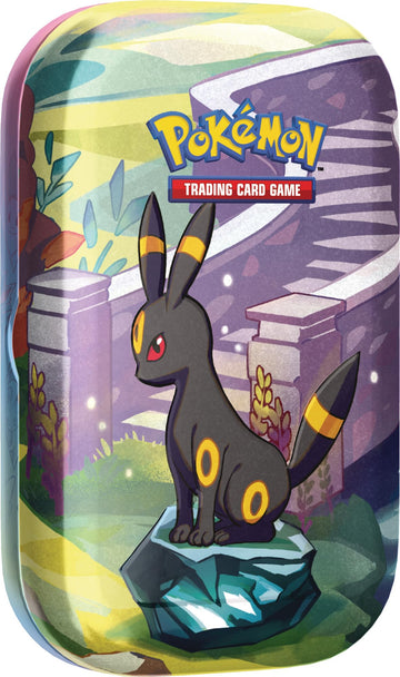 Pok  mon TCG: Scarlet & Violet-Prismatic Evolutions Mini Tin - Umbreon (2 Booster Packs & 1 Coin)