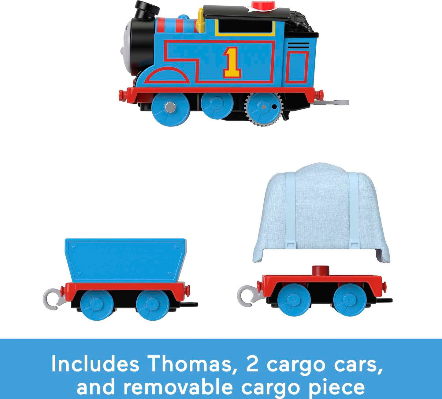 Thomas & Friends Motorized Toy Train Talking Thomas Engine With Sounds & Phrases Plus Cargo For Preschool Kids Ages 3+ Years