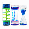 Oneshow Liquid Motion Bubbler Colorful Oil Hourglass Liquid Water Timer for Kids Sensory Fidget Toy Calm Stress Relief Desk Toys