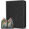 JoyHood Card Binder for Trading Card Card Collection Binder with 16 Pocket - Hold Up to 1024 Cards Card Album Holder compatible with TCG/PM/MTG/OPCG/YGO Card (Black 16 Pockets)
