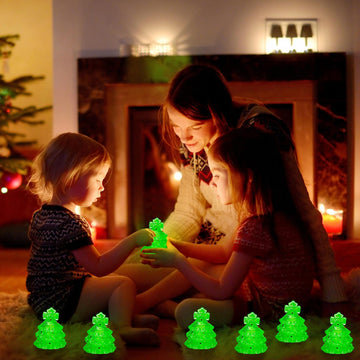 Meooeck 12 Pcs Christmas Tree Stress Relief Toy Christmas Party Favors Stress Balls for mature-themed Toys for Xmas Birthday Party Favors Classroom Goodie Bag Fillers Stocking Stuffer Gifts Supplies