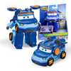 Super Wings Transformer Toys 5'' Action Figure Supercharged Tobot Leo, 3 In 1 Rescue Bots Transforming Airplane Car Robot Toys,