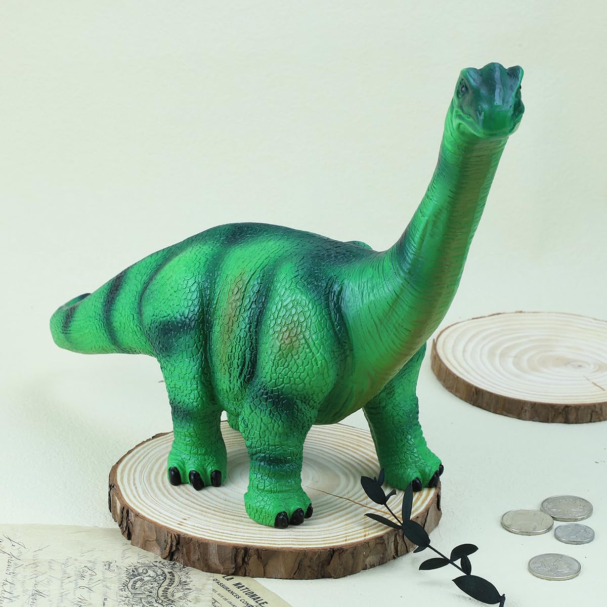 Massjoy Resin Large Brachiosaurus Piggy Bank, Boy Birthday Present.