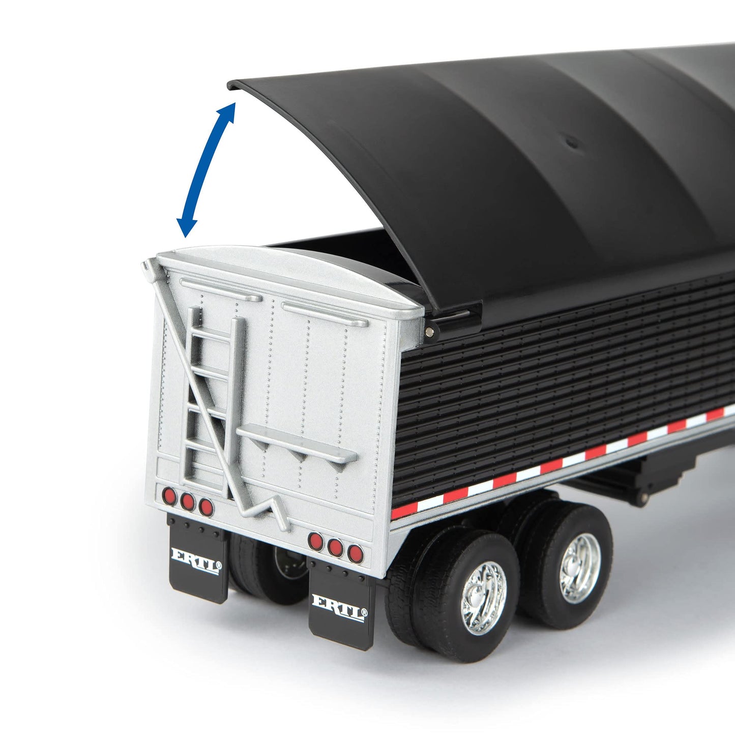 Ertl Freightliner 1:32 Scale 122Sd Semi With Grain Trailer, Farm Toy For Kids, 3 Years And Up
