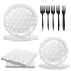 Lmjunzz 120 Pcs Golf Party Supplies Bundle Paper Plates Napkins Forks Golf Party Birthday Decorations For Kids Serves 30