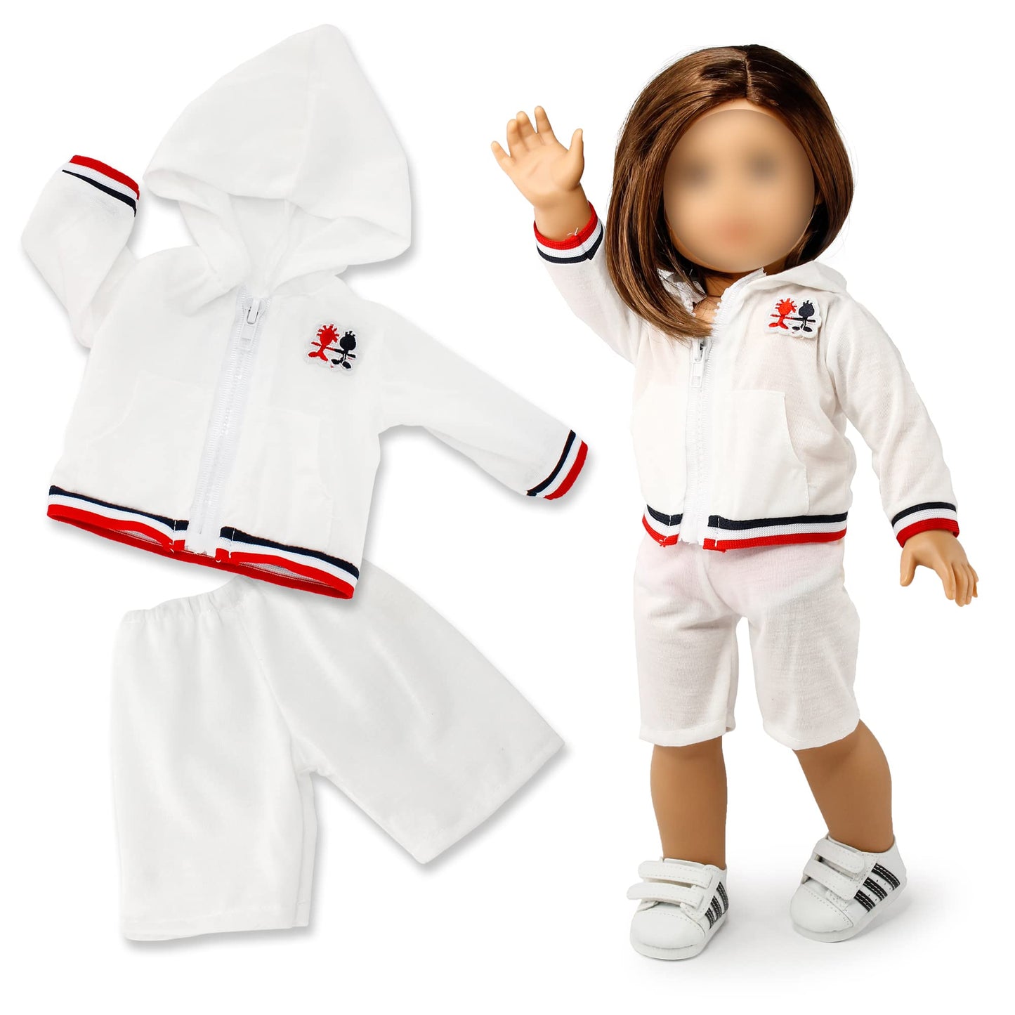 Oct17 Doll Clothes For American Girl 18 Inch Dolls Wardrobe Makeover Outift Christmas Santa Casual Dress Boots Bundle