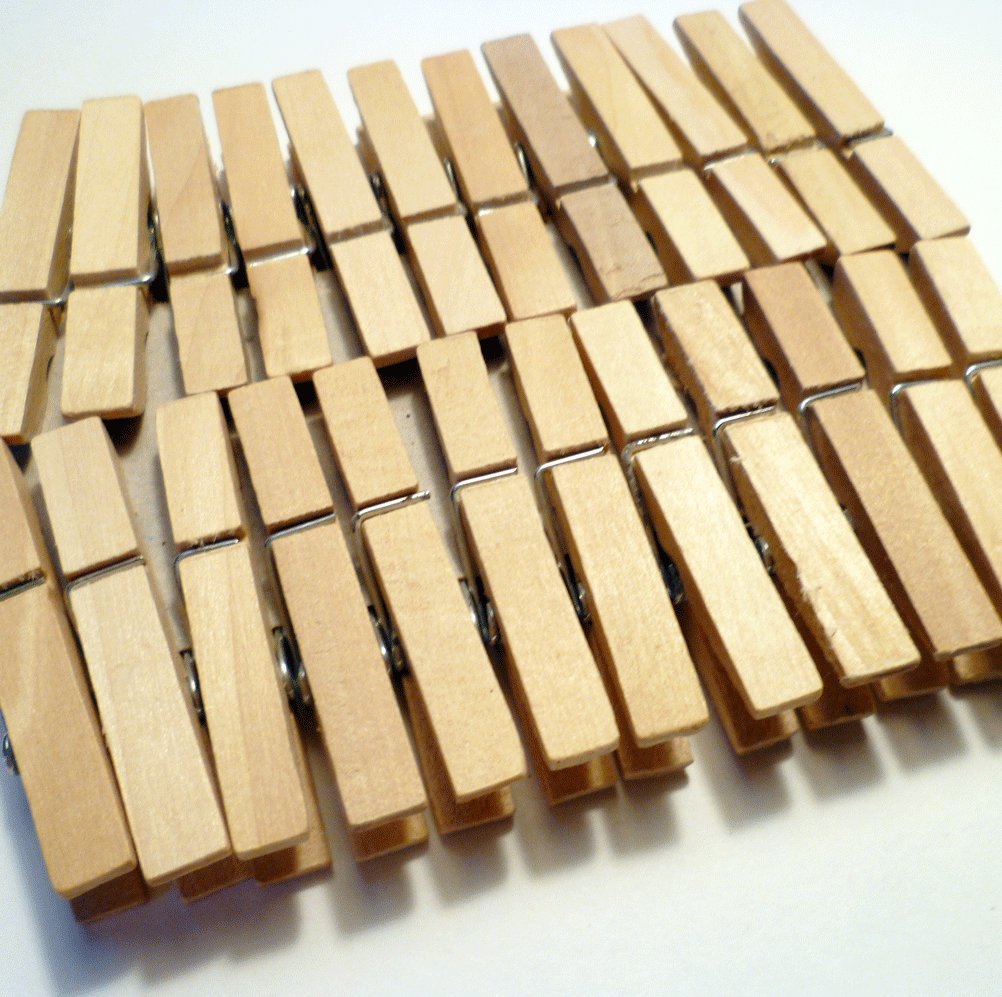 Sturdy Small Craft Clothespins 1 3/4 - 48/pkg
