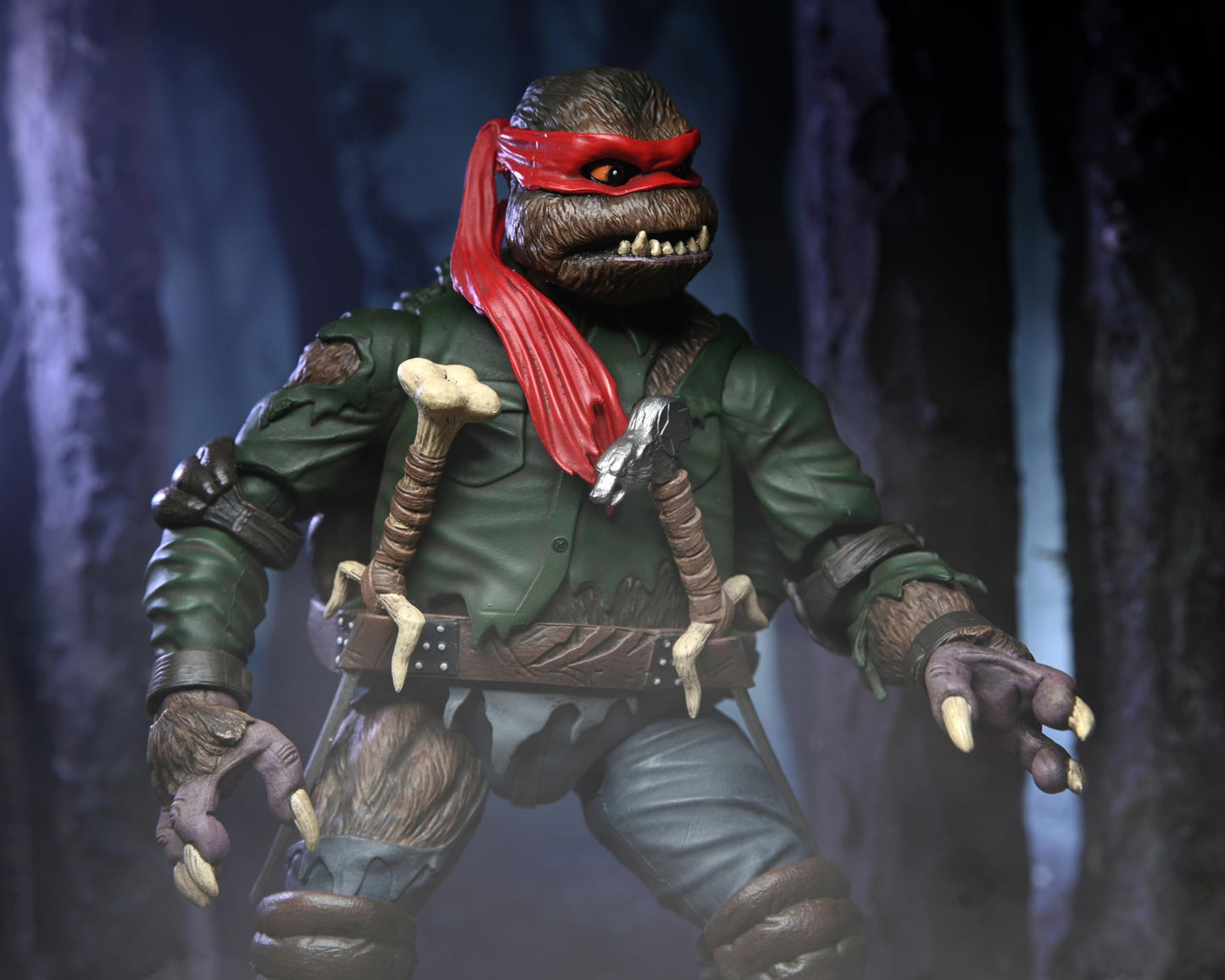 Neca Universal Monsters/Teenage Mutant Ninja Turtles Raphael As The Wolfman 7' Scale Action Figure